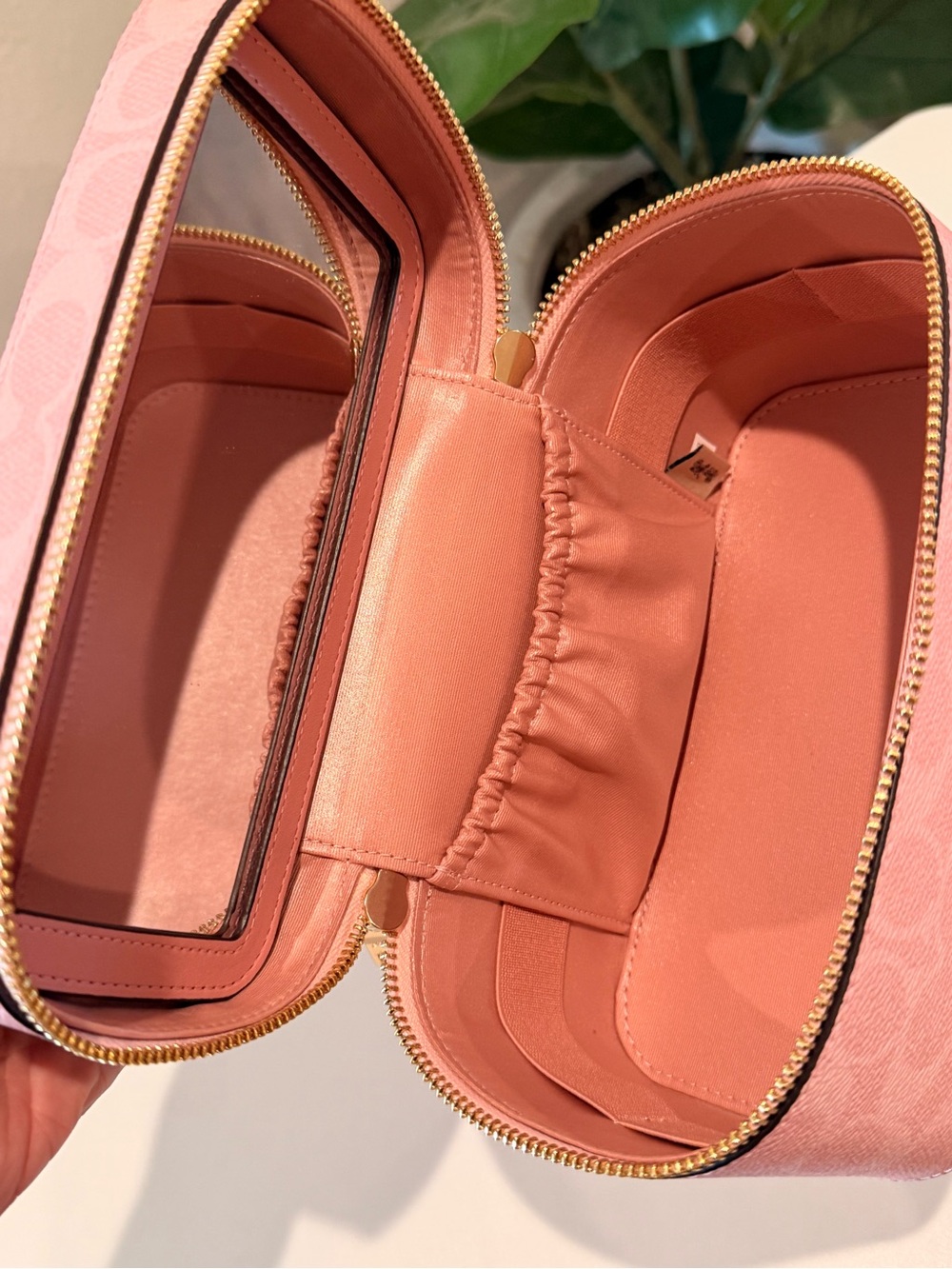 COACH Powder Pink Vanity Case BNWT - Picture 9 of 10